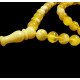 Natural Baltic Amber Tasbih  Misbaha - Muslim Prayer Beads 66 beads with Tassel 215