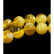 Natural Baltic Amber Tasbih  Misbaha - Muslim Prayer Beads 66 beads with Tassel 215