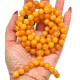Tibetan Buddhist 108 9.9 mm Natural Genuine Baltic amber Prayer Beads Mala Mila Butterscotch color