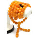 Tibetan Buddhist 108 9.9 mm Natural Genuine Baltic amber Prayer Beads Mala Mila Butterscotch color