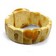Royal White Baltic Amber Watch with Quartz Movement