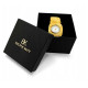 Egg Yolk Baltic Amber Wristwatch with Quartz Movement