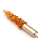 Pen with amber