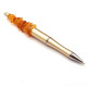 Pen with amber
