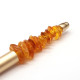 Pen with amber