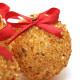 Amber Christmas Tree Ornament "Amber glow" 8 cm box of 12 pieces