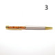 Pen with Metal Elements and Baltic Amber (Set of 10 pcs)