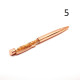 Pen with Metal Elements and Baltic Amber (Set of 10 pcs)