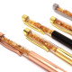 Pen with Metal Elements and Baltic Amber (Set of 10 pcs)