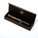 Pen with Metal Elements and Baltic Amber (Set of 10 pcs)
