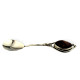 Exclusive Sterling Silver (925) Spoon with Natural Baltic Amber