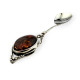 Exclusive Sterling Silver (925) Spoon with Natural Baltic Amber