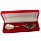 Exclusive Sterling Silver (925) Spoon with Natural Baltic Amber
