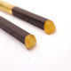 Elegant Grey Chopsticks with Baltic Amber Inlay (26 cm)