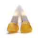 Elegant Grey Chopsticks with Baltic Amber Inlay (26 cm)