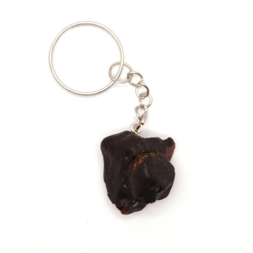Raw Cherry Baltic Amber Keychain