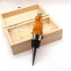 Bottle Stopper With Natural Batter Baltic Amber Pieces 
