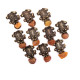 10 Chinese Money Frog With Baltic Amber