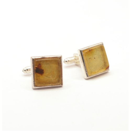 Genuine Vintage Antique Baltic Amber Cufflinks 25