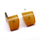 Genuine Vintage Russian Soviet Union Egg Yolk Butterscotch Baltic Amber Cuff links 75