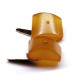 Genuine Vintage Russian Soviet Union Egg Yolk Butterscotch Baltic Amber Cuff links 75