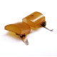 Genuine Vintage Russian Soviet Union Egg Yolk Butterscotch Baltic Amber Cuff links 75