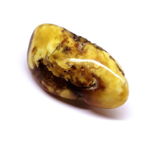 Antique Vintage USSR Period Butterscotch Baltic Amber Brooch 19