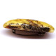 Antique Vintage USSR Period Butterscotch Baltic Amber Brooch 19