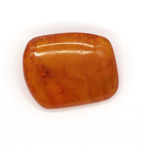 Antique Vintage USSR Period Cognac Color Baltic Amber Brooch / Pin 21