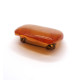 Antique Vintage USSR Period Cognac Color Baltic Amber Brooch / Pin 21