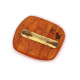 Antique Vintage USSR Period Cognac Color Baltic Amber Brooch / Pin 21