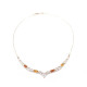 Vintage Sterling Silver Honey Baltic Amber Necklace