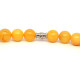 VINTAGE BALTIC AMBER BEADS NECKLACE BUTTERSCOTCH 19g
