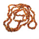 Antique Multi-color Polished Baltic Amber Necklace