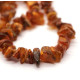 Antique Multi-color Polished Baltic Amber Necklace