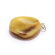 Vintage USSR Oval Shape Butterscotch Color Baltic Amber Pendant 