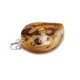 Vintage USSR Oval Shape Butterscotch Color Baltic Amber Pendant 
