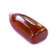 Vintage Russian Cognac Color Recontructed Baltic Amber Pendant  