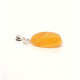 Antique Vintage USSR Period 60's Butterscotch Baltic Amber Pendant 57