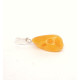 Antique Vintage USSR Period 60's Butterscotch Baltic Amber Pendant 57