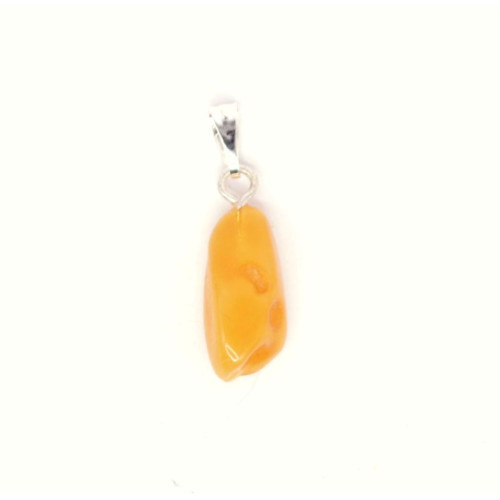 Antique Vintage USSR Period 60's Butterscotch Baltic Amber Pendant 57