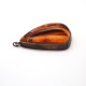 Antique Cognac Baltic Amber Pendant with Historic