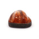 Antique Cognac Baltic Amber Pendant with Historic