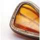 Antique Cognac Baltic Amber Pendant with Historic