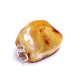 Vintage Russian Butterscotch Color Baltic Amber Pendant 