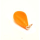 Small Tire Drop Shape Vintage Butterscotch Color Baltic Amber Pendant 51