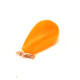 Small Tire Drop Shape Vintage Butterscotch Color Baltic Amber Pendant 51