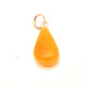 Small Tire Drop Shape Vintage Butterscotch Color Baltic Amber Pendant 51
