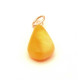Small Tire Drop Shape Vintage Butterscotch Color Baltic Amber Pendant 51