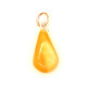 Small Tire Drop Shape Vintage Butterscotch Color Baltic Amber Pendant 51